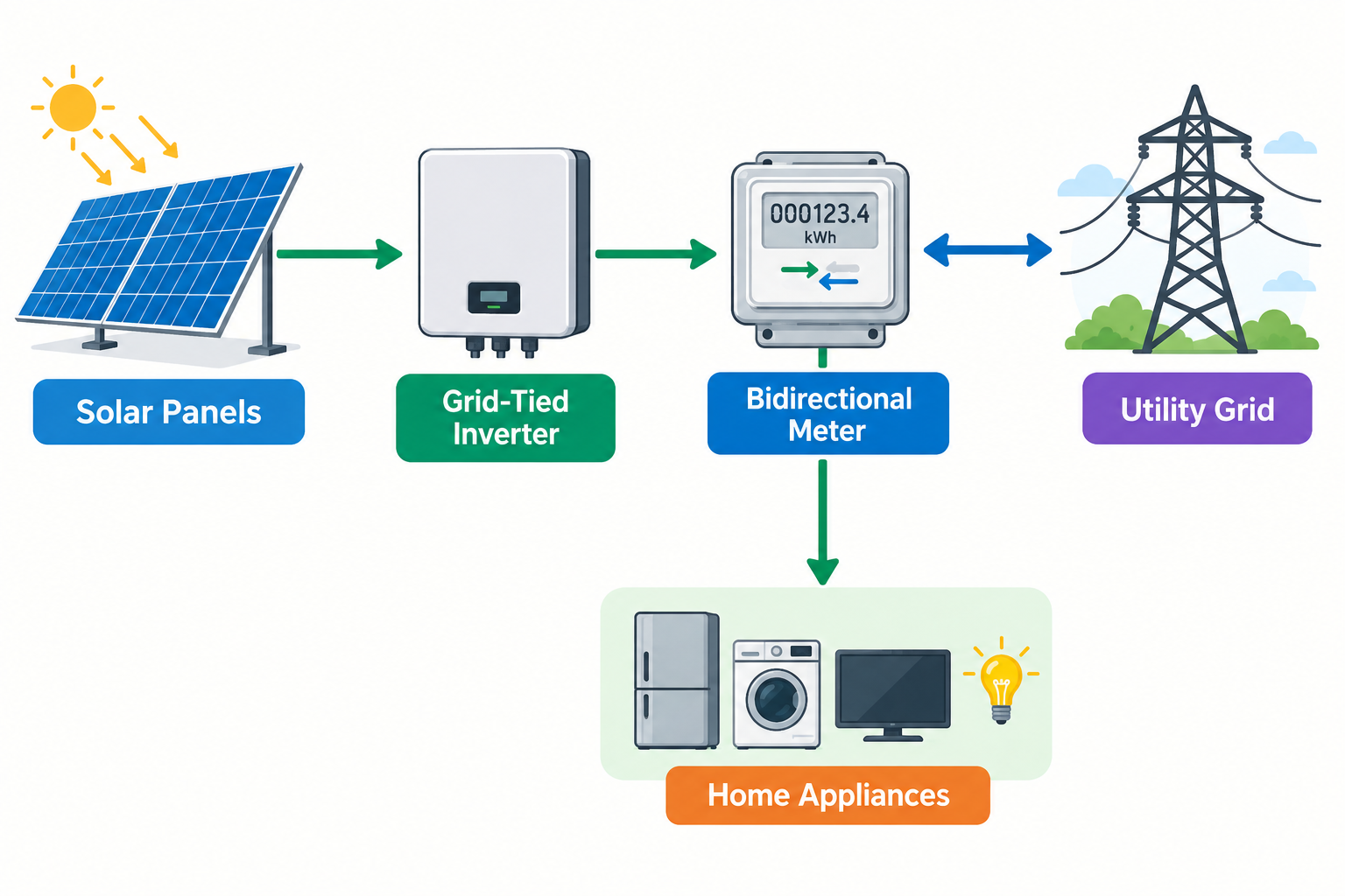 On-Grid Solar System setup and grid connectivity